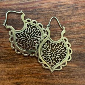Brass Boho earrings